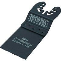 Faithfull MFWM32 Bi-Metal Flush Cut Wood/Metal Blade 32mm