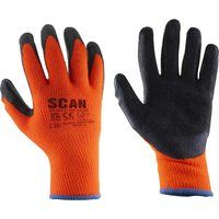 Scan SCAGLOKSTHXX Thermal Latex Coated Gloves - XXL (Size 11)