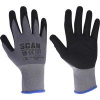 Scan SCAGLONITMFM Breathable Nitrile Micro-Foam Gloves - Size 8