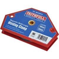 Faithfull Welding Magnet Quick Clamp 100 X 65Mm FAIMAGWCQ