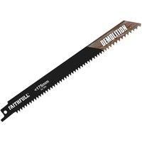 Faithfull 14020033 FAISBS1122HF S1122HF Bi-Metal Sabre Saw Blade Demolition 200m