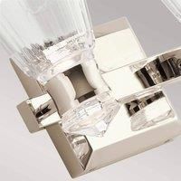 Kichler Kayva LED 2 Arm Dual-lit Wall Light