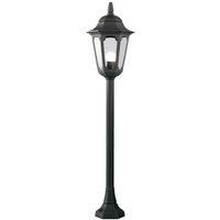 Parish 1 Light Outdoor Bollard Lantern Black IP44 E27