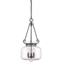 Elstead Lighting Pendant, Western Bronze