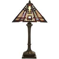 Quoizel Classic Craftsman 2 Light Table Lamp