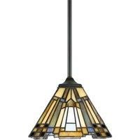 Elstead Lighting Pendant, Valiant Bronze