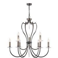 Elstead Lighting Pimlico 9 Light Chandelier Dark Bronze
