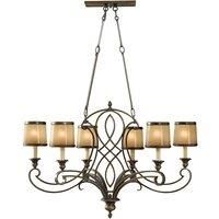 Justine Six Light Chandelier