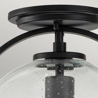 Hinkley Somerset Globe Ceiling Light Black