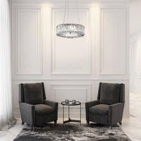 KL/CRSTSKYE/P/A Crystal Skye 6 Light Chrome and Crystal Ceiling Pendant