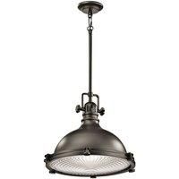 Kichler Hatteras Bay 1 Light Extra Large Pendant Olde Bronze, Brown