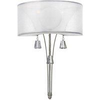Elstead Lighting Wall Light, Alloy Steel, Brushed Nickel