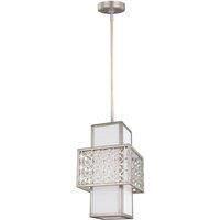 Elstead FE/KENNEY/MP Kenney 1 Light Mini Pendant Ceiling Light In Sunrise Silver