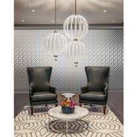 Feiss Oberlin Medium LED Crystal Bead Orb Pendant