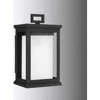 Elstead FE/ROSCOE/S Roscoe 1 Light Small Wall Lantern Light In Textured Black - Height: 293mm