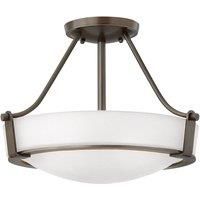 Hinkley Hathaway 2 Light Small Semiflush Olde Bronze