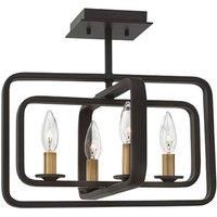 Hinkley Quentin 4 Light Pendant Chandelier Buckeye Bronze