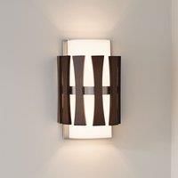 Elstead KL/CIRUS2 Cirus 2 Light Wall Light In Auburn Stained Wood