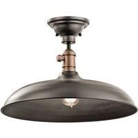Elstead Lighting Pendant, Natural Brass