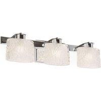Seaview 3 Light Above Mirror Light Polished Chrome Finish IP44 G9