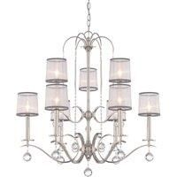 Elstead Lighting Chandelier, Imperial Silver