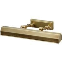 Chawton 2 Light Medium Picture Wall Light Brass E14