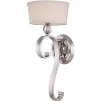 Quoizel Madison Manor 1 Light Wall Light Imperial Silver