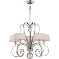 Madison Manor 5 Light Drum Chandelier Finish: Imperial Silver
