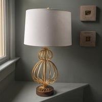 Gilded Nola Lafitte 1 Light Table Lamp Distressed Gold
