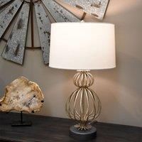 Lafitte 1 Light Table Lamp Silver E27