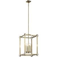 Jupsero Pendant, Natural Brass