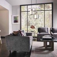 KL/CITYLOFT/P/L City Loft 1 Light Large Pendant Polish Nickel W: 413mm