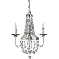 Elstead Lighting Chandelier, Polished Nickel