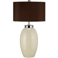 Elstead - Victor 1 Light Small Table Lamp - Cream Victor SM/TL CR