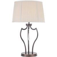 Pimlico 1 Light Table Lamp Dark Bronze E27