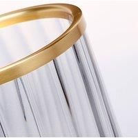 Quintiesse Arno table lamp, smoked glass/antique brass