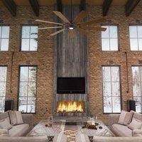 Elstead Lighting Gentry XL 85 Inch Fan - Weathered Zinc