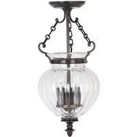 Elstead Lighting Finsbury Park 3 Light Small Pendant Old Bronze
