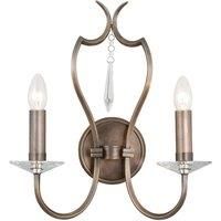 Elstead Pimlico PM2 DB Traditional Wall Lights Double