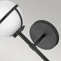 Hinkley Hollis 1 Light Black Opal Glass Wall Light