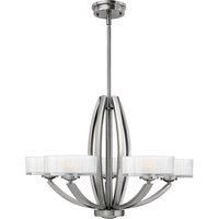 Elstead Lighting Chandelier, Brushed Nickel