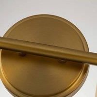 Quoizel Swell 2 Light Wall Light - Brushed Brass