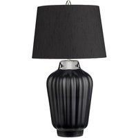 Netlighting Bexley 1 Light Table Lamp Black Polished Nickel