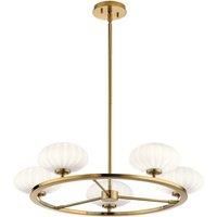 Kichler Pim 5 Light Chandelier - Fox Gold