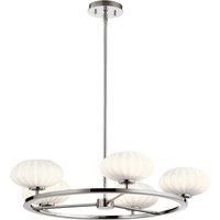 Kichler Pim 5 Light Chandelier - Polished Chrome