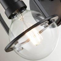 Quintiesse Somerset wall light, one-bulb, black