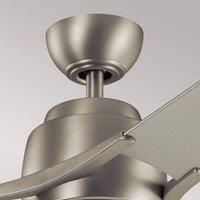 Elstead Lighting Zeus 60 Inch Fan - Brushed Nickel