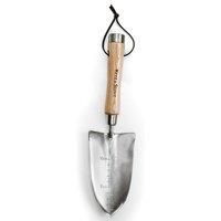 Kent & Stowe Capability Trowel, Compact and Multi-Functional Garden Trowel with Serrated Edge and Hammer, Classic All Year Round Garden Tools Made from Stainless Steel and Ash Wood