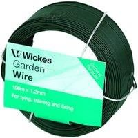 Garden Wire Multi Purpose Thick Green Heavy Duty Galvanised PVC Coated 100m