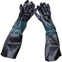 Sealey SSP41 Shot Blasting Gauntlets 585mm Cuffed Pair
